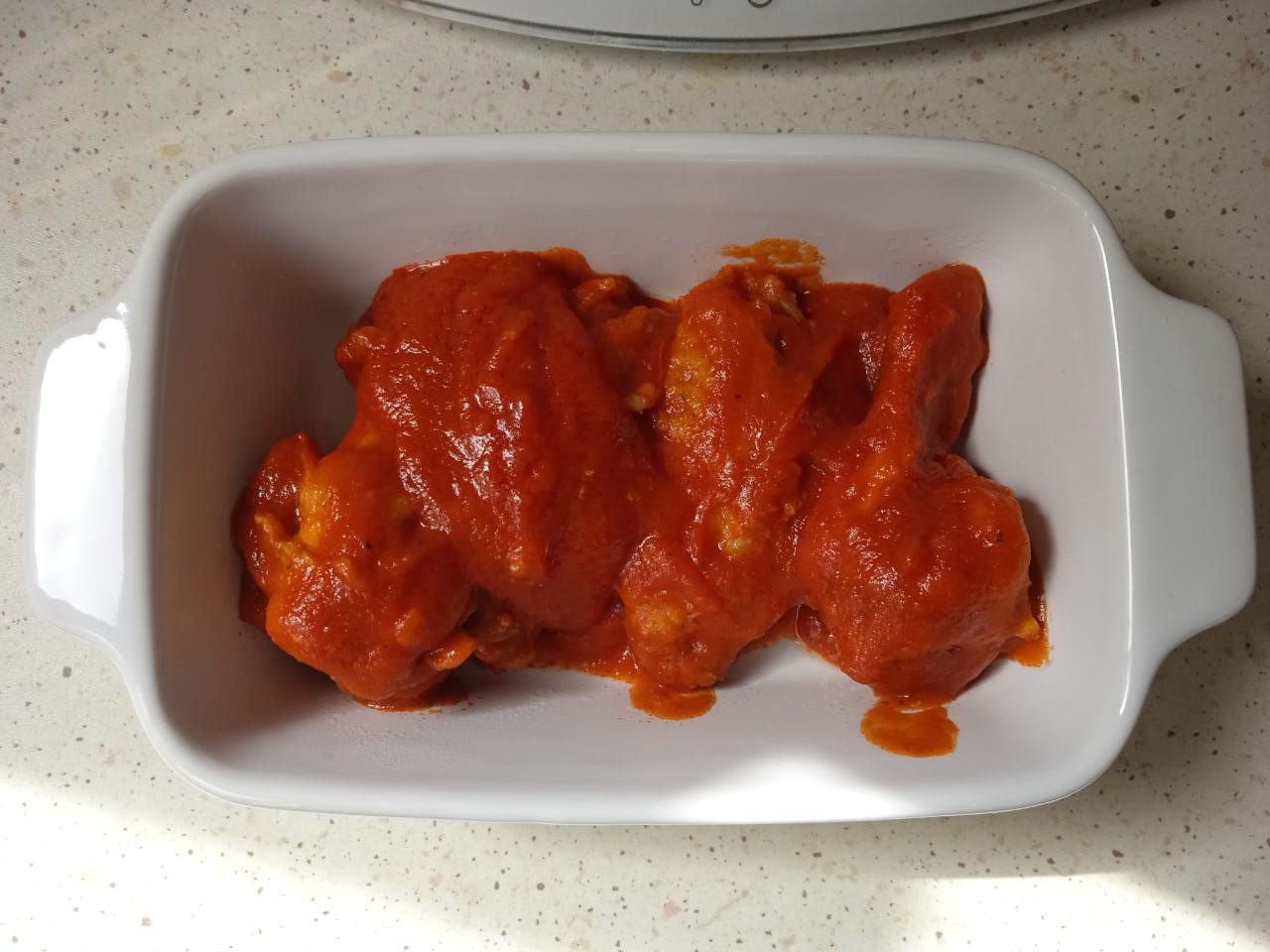 receta de alitas de pollo con tomate thermomix